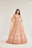 PEACH LEHENGA