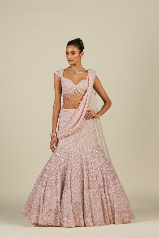BLUSH PINK LEHENGA