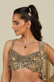GOLD MIRROR LEHENGA