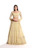 yellow pearl lehenga