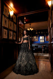 Black Lehenga wedding