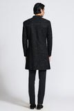 BLACK SHERWANI