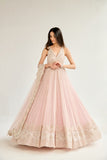 BLUSH PINK ANARKALI SUIT