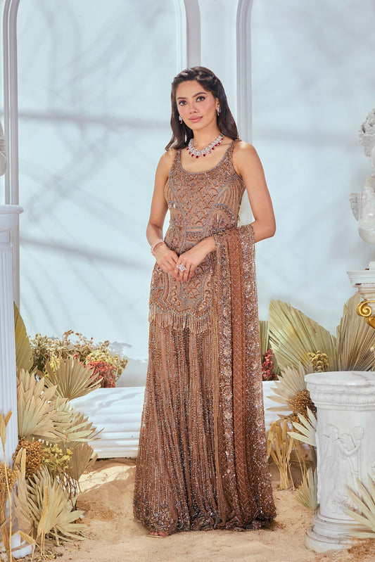 heavy wedding gold suit