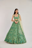AVO-CUTIE GREEN LEHENGA