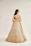 ZARA GOLD OMBRE LEHENGA