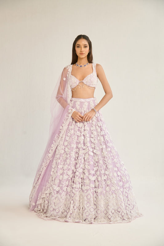 LAVENDER LEHENGA