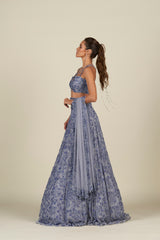 BLUE LEHENGA