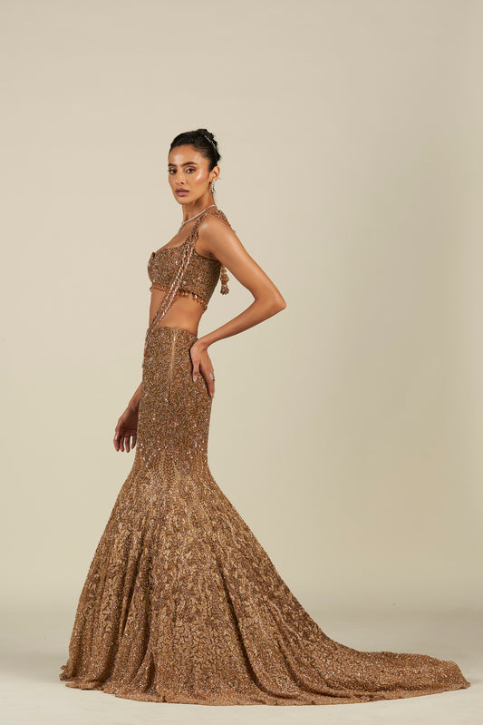 BROWN GOLD OMBRE FISCHUT