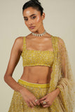 NEON YELLOW LEHENGA