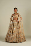 GOLD MIRROR WORK LEHENGA