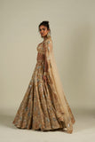 GOLD MIRROR WORK LEHENGA
