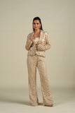 IVORY PANT SUIT SET