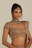 BROWN LEHENGA
