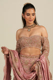 DUSTY ROSE PINK LEHENGA