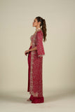 FUCHSIA PINK LONG CAPE