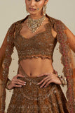 RUST RED LEHENGA