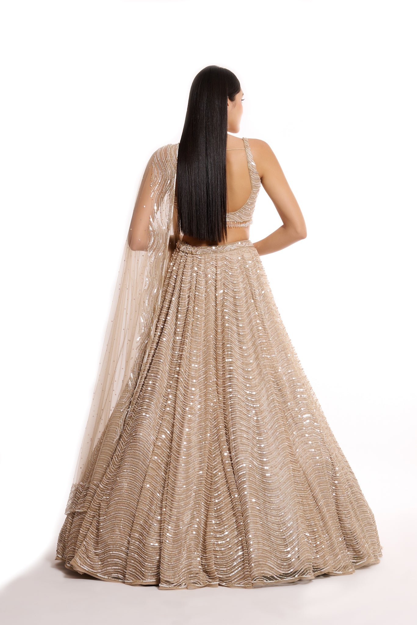 surabhi chopra ivory lehenga bridal