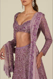 LAVENDER LEHENGA