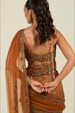 RUST SAREE