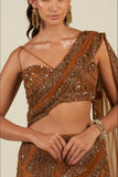 RUST SAREE