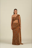 RUST SAREE