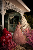 pink wedding lehenga