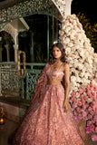 pearl work lehenga