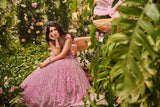 bridal lehenga in pink colour