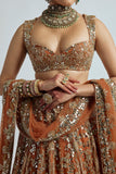 DIL RUBA RUST LEHENGA SET