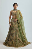 RIVA GREEN LEHENGA