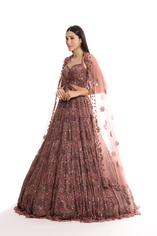 surabhi chopra muave bridal lehenga