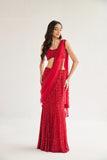 ROSA RED SAREE