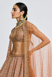 FIZA RUST LEHENGA