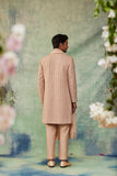 LIGHT PEACH SHERWANI