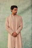 LIGHT PEACH SHERWANI