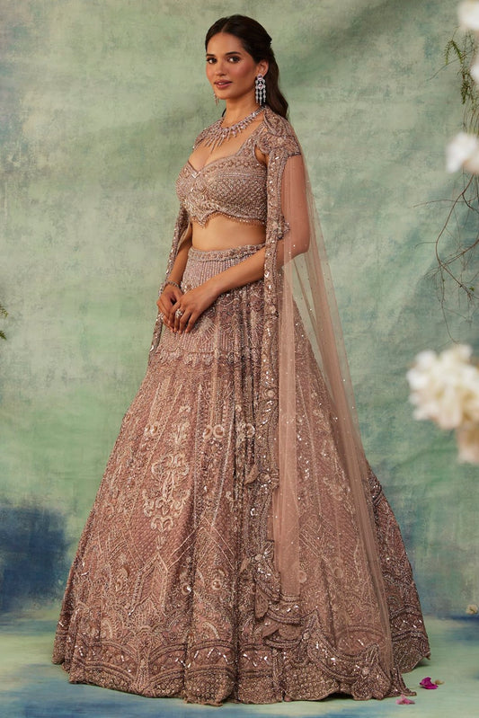 KASHISH DUSTY PINK LEHENGA