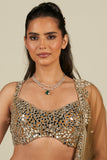 GOLD MIRROR LEHENGA