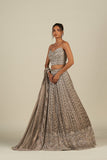 OLIVE GREEN LEHENGA