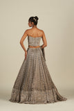 OLIVE GREEN LEHENGA