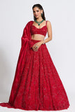 AUDREY RED LEHENGA