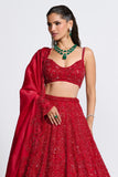 AUDREY RED LEHENGA