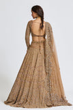 ZOYA BROWN GOLD LEHENGA