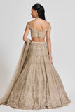 JANE CHAMPAGNE GOLD LEHENGA