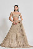 JANE CHAMPAGNE GOLD LEHENGA