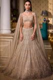 JANE CHAMPAGNE GOLD LEHENGA