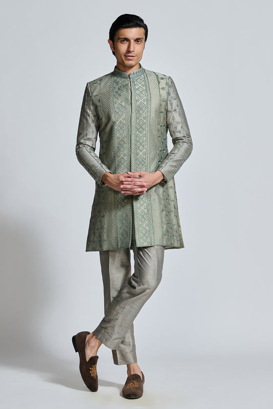 SAGE GREEN SHERWANI