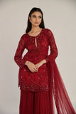 RED GARARA SUIT