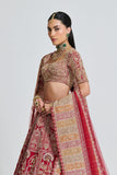 MIRA RED BRIDAL LEHENGA