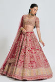 MIRA RED BRIDAL LEHENGA